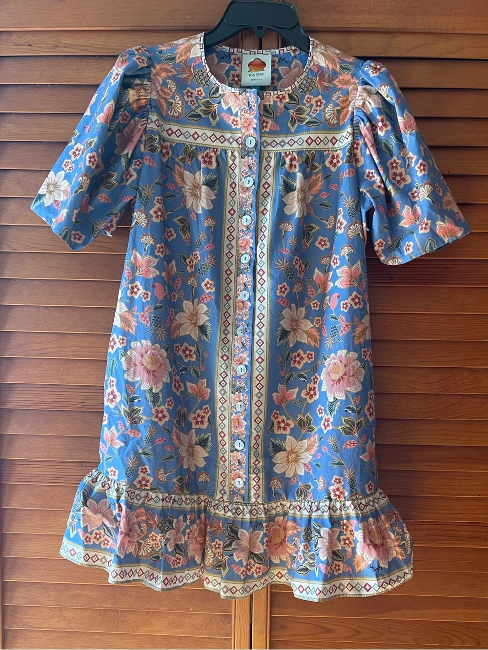 FARM Rio Tapestry Printed Mini Dress. Size XS Women #431 - Picture 7 of 7